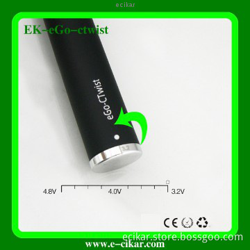 eGo Twist Battery Variable Voltage ego vaporizer pen ego twist 1300mah